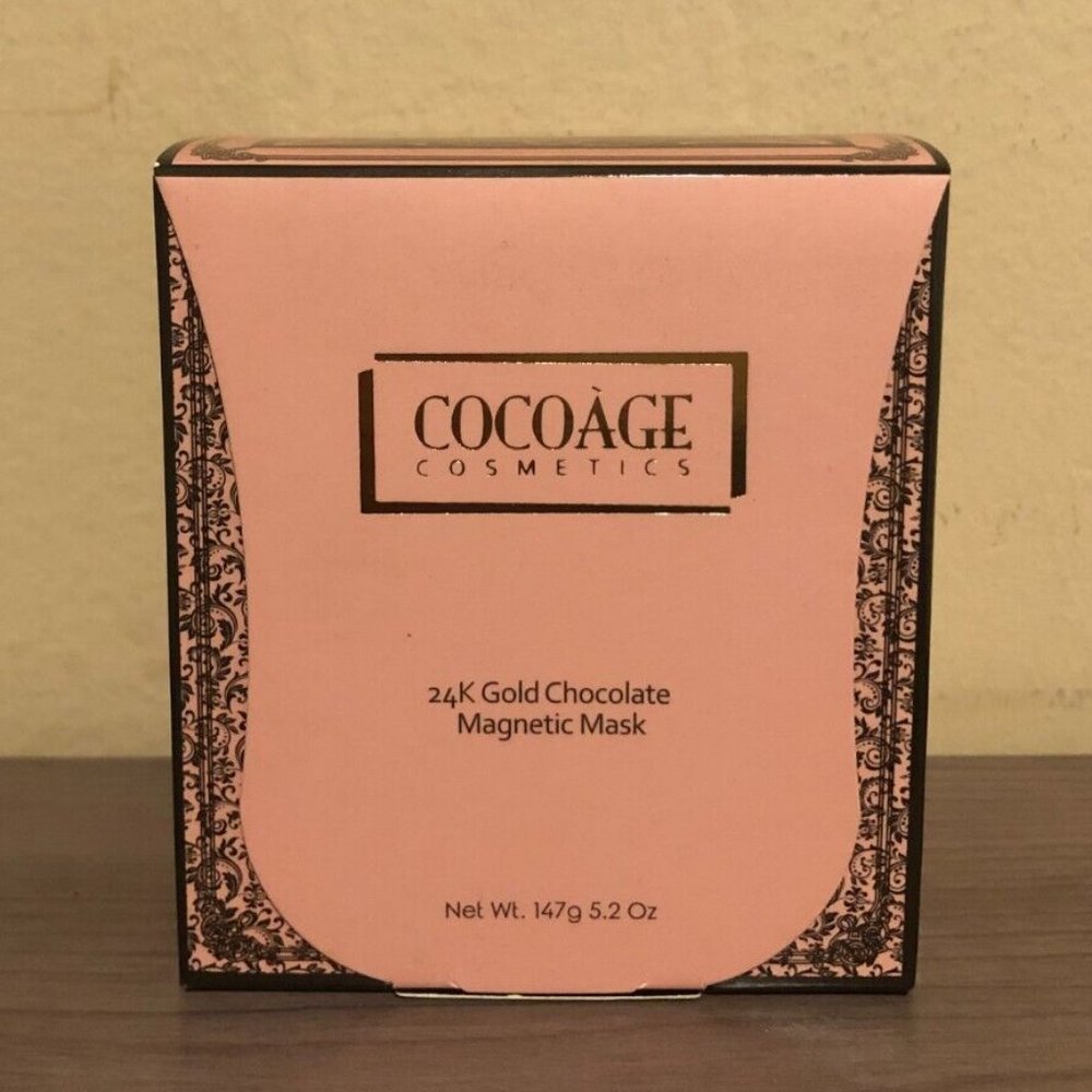 COCOAGE 24K GOLD CHOCOLATE MAGNETIC MASK - 5.2 fl oz / 147 gr - BRAND NEW-SEALED